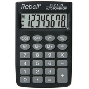 REBELL ΑΡΙΘ/ΝΗ 8Ψ ΜΠΑΤ. 5.80x0.8x8.8cm RE-HC108 BX ΜΑΥΡΗ REBELL ΑΡΙΘ/ΝΗ 8Ψ ΜΠΑΤ. 5.80x0.8x8.8cm RE-HC108 BX ΜΑΥΡΗ