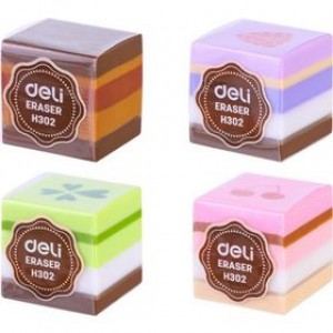 DELI ΓΟΜΑ ΚΕΙΚ 25x25x25mm EH302 ΑΣΣΟΡΤΙ DELI ΓΟΜΑ ΚΕΙΚ 25x25x25mm EH302 ΑΣΣΟΡΤΙ