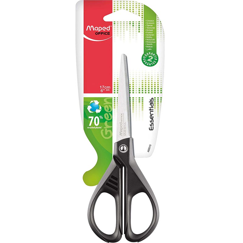 ΨΑΛΙΔΙ ΓΡΑΦΕΙΟΥ 17cm MAPED ESSENTIALS GREEN