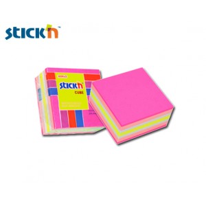 STICK'N ΚΥΒΟΣ ΑΥΤΟΚ. 250Φ 50x50mm 21533 ΡΟΖ ΝΕΟΝ-ΠΑΣΤΕΛ