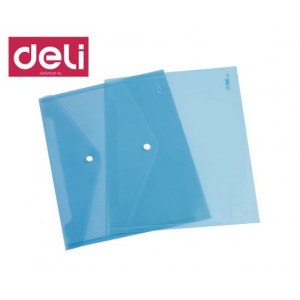DELI ΦΑΚΕΛΟΣ ΚΟΥΜΠΙ PP Α4 E5505 ΔΙΑΦ.ΜΠΛΕ DELI ΦΑΚΕΛΟΣ ΚΟΥΜΠΙ PP Α4 E5505 ΔΙΑΦ.ΜΠΛΕ