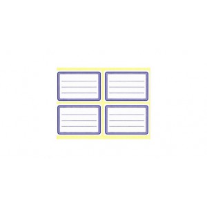 ΕΤΙΚΕΤΤΑ ΑΥΤΟΚ. ΣΧΟΛΙΚΕΣ 4/Φ 40Φ 049x071mm N34