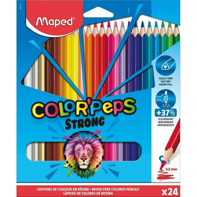 ΞΥΛΟΜΠΟΓΙΕΣ STRONG 24ΧΡΩΜ. MAPED COLOR PEPS