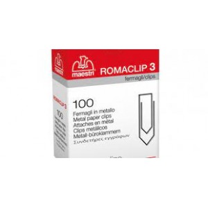 Συνδετήρες Roma clip No 3/100 Συνδετήρες Roma clip No 3/100