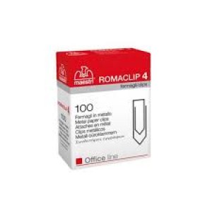 Συνδετήρες Roma ΑΤΣΑΛΙ No 4/100 Συνδετήρες Roma ΑΤΣΑΛΙ No 4/100