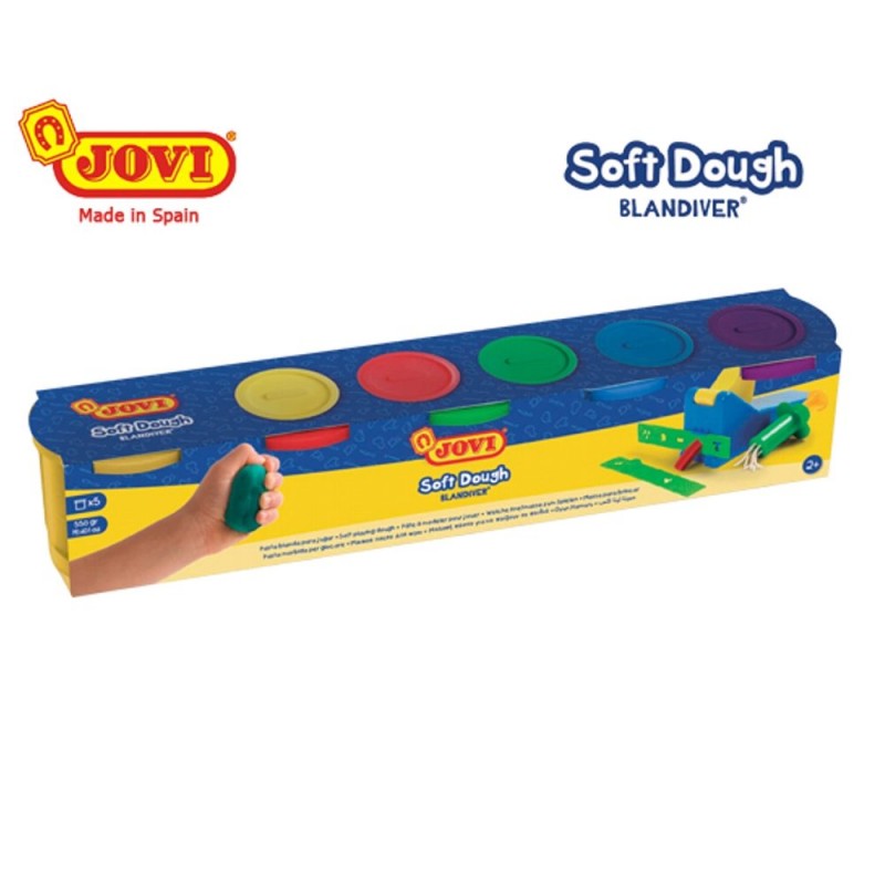 JOVI ΠΛΑΣΤΕΛΙΝΗ SOFT DOUGH 5ΧΡ.x110γρ.