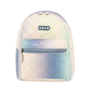 ΣΑΚΙΔΙΟ POLO MINI CONTESSA PASTEL DEGRADE RAINBOW ΔΕΡΜΑΤΙΝΗ 907035-8221 ΣΑΚΙΔΙΟ POLO MINI CONTESSA PASTEL DEGRADE RAINBOW ΔΕΡΜΑΤΙΝΗ 907035-8221