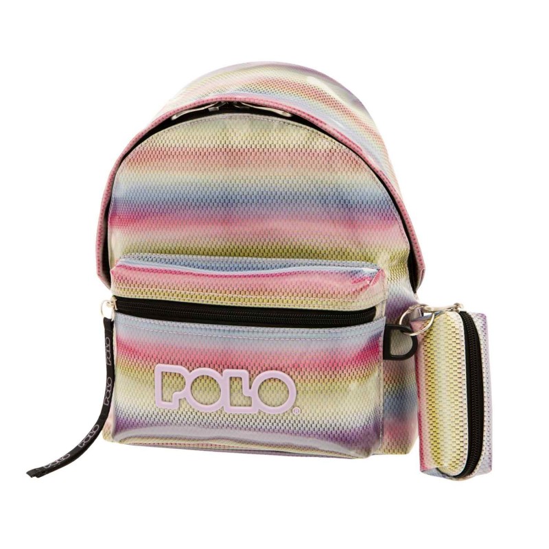 ΣΑΚΙΔΙΟ POLO MINI RAGAZZA DEGRADE RAINBOW VINYL ΜΕ ΔΩΡΟ ΠΟΡΤΟΦΟΛΑΚΙ 907034-8219