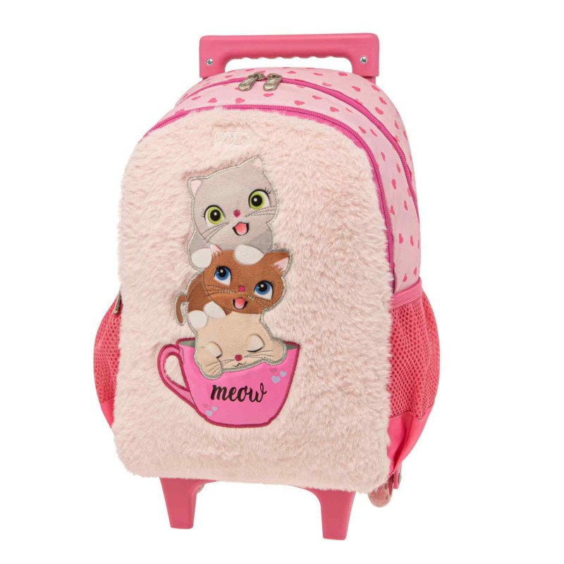 ΣΑΚΙΔΙΟ TROLLEY POLO JUNIOR LOS NINOS ΓΑΤΑΚΙΑ MEOW  901041-8229