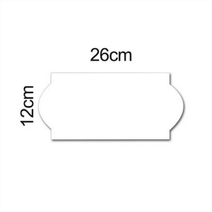 ΕΤΙΚΕΤΕΣ ΑΥΤΟΚ. 1000Τ 26x12mm 72.26.12.00 ΛΕΥΚΕΣ