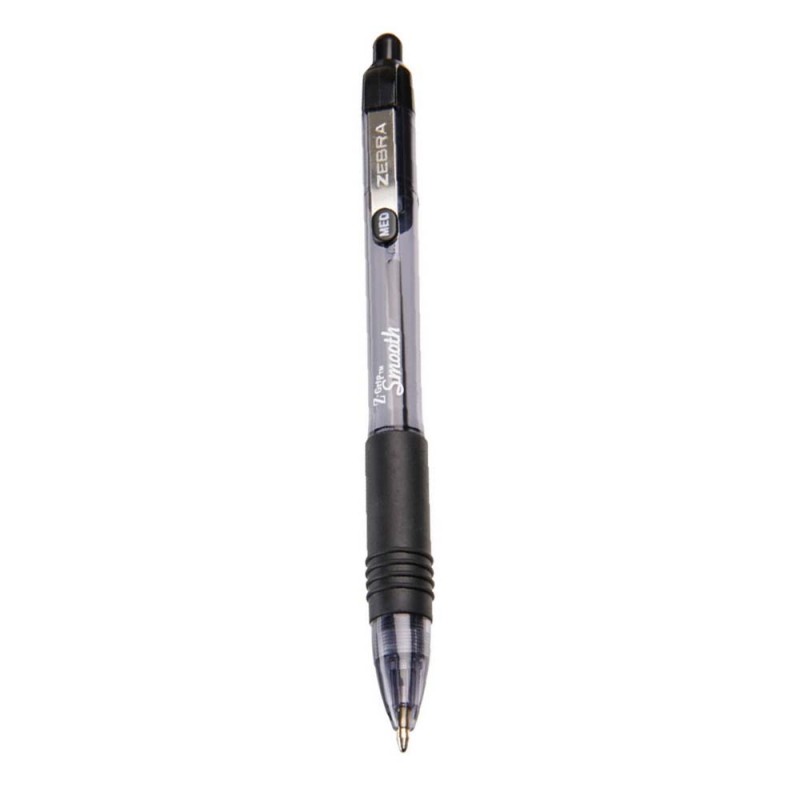 ΣΤΥΛΟ ΔΙΑΡΚΕΙΑΣ ΜΕ ΚΟΥΜΠΙ ΜΑΥΡΟ / ZEBRA Z-GRIP SMOOTH 1.0 BALLPOINT/22561