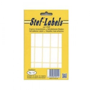 STEF ΕΤΙΚΕΤΕΣ ΑΥΤΟΚ. 20/Φ 40Φ 019x040mm 14 ΛΕΥΚΕΣ STEF ΕΤΙΚΕΤΕΣ ΑΥΤΟΚ. 20/Φ 40Φ 019x040mm 14 ΛΕΥΚΕΣ
