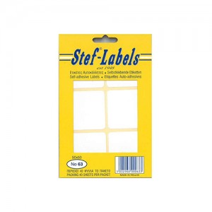 STEF ΕΤΙΚΕΤΕΣ ΑΥΤΟΚ. 6/Φ 40Φ 050x050mm 63 ΛΕΥΚΕΣ STEF ΕΤΙΚΕΤΕΣ ΑΥΤΟΚ. 6/Φ 40Φ 050x050mm 63 ΛΕΥΚΕΣ
