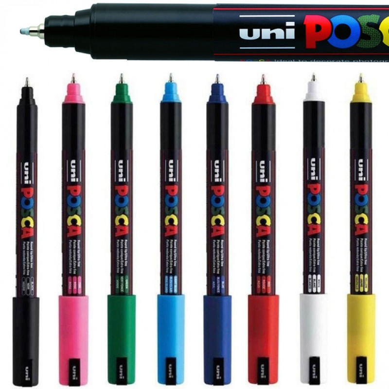 ΜΑΡΚΑΔΟΡΟΣ ΜΕ ΜΠΙΛΙΑ UNI POSCA PC-1MR/0,7mm