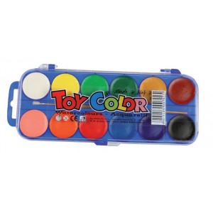 TOY COLOR ΝΕΡΟΧΡΩΜΑΤΑ 12ΧΡ. 702 TOY COLOR ΝΕΡΟΧΡΩΜΑΤΑ 12ΧΡ. 702