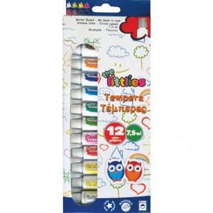 Τέμπερες The littlies 7.5ml 12 Χρώματα Τέμπερες The littlies 7.5ml 12 Χρώματα