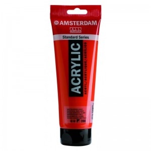 TALENS ΧΡΩΜΑ ΑΚΡΥΛ. 120ml AMSTERDAM NAPH.RED LT. No398 TALENS ΧΡΩΜΑ ΑΚΡΥΛ. 120ml AMSTERDAM NAPH.RED LT. No398