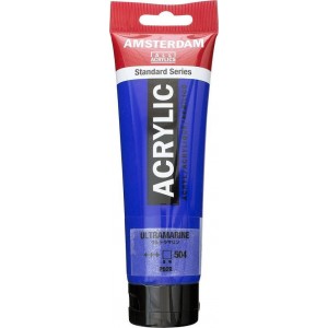 TALENS ΧΡΩΜΑ ΑΚΡΥΛ. 120ml AMSTERDAM ULTRAMARINE 504 TALENS ΧΡΩΜΑ ΑΚΡΥΛ. 120ml AMSTERDAM ULTRAMARINE 504
