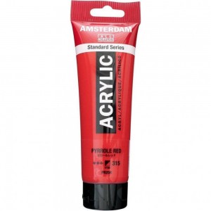 TALENS ΧΡΩΜΑ ΑΚΡΥΛ. 120ml AMSTERDAM PYRROLE RED No315 TALENS ΧΡΩΜΑ ΑΚΡΥΛ. 120ml AMSTERDAM PYRROLE RED No315
