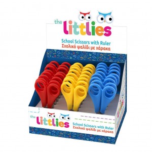 Ψαλίδι Σχολικό The littlies 13 εκ. με Χαρακάκι Ψαλίδι Σχολικό The littlies 13 εκ. με Χαρακάκι