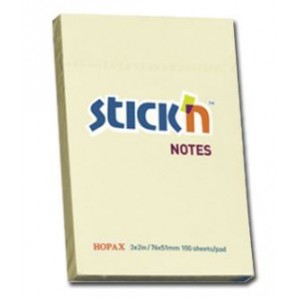 STICK'N ΧΑΡΤΙΑ ΣΗΜ.ΑΥΤΟΚ.101x76χιλ. 100Φ. ΚΙΤΡ.