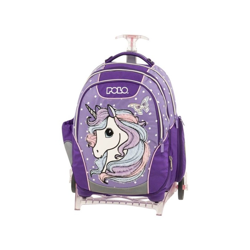 ΣΑΚΙΔΙΟ TROLLEY POLO BASE-FREE UNICORN ΜΕ ΑΠΟΣΠΩΜΕΝA TROLLEY 901007-8274