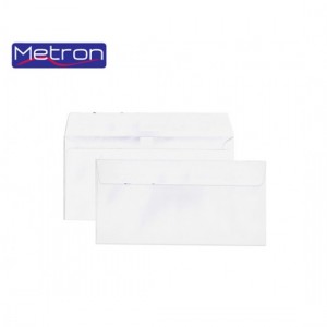 METRON ΦΑΚ. 11x23 90γρ. ΛΕΥΚ.ΚΑΡΡΕ ΑΥΤ.  500Τ.