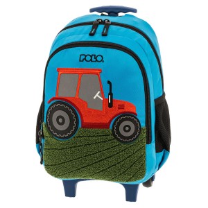 ΣΑΚΙΔΙΟ TROLLEY POLO JUNIOR ANIMATION ΤΡΑΚΤΕΡ 901024-8146-O/S ΣΑΚΙΔΙΟ TROLLEY POLO JUNIOR ANIMATION ΤΡΑΚΤΕΡ 901024-8146-O/S