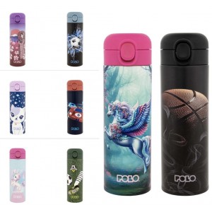 ΘΕΡΜΟΣ STAINLESS STEEL JUNIOR POLO PRINT 500ml ΔΙΑΦ.ΣΧΕΔΙΑ 949005 ΘΕΡΜΟΣ STAINLESS STEEL JUNIOR POLO PRINT 500ml ΔΙΑΦ.ΣΧΕΔΙΑ 949005