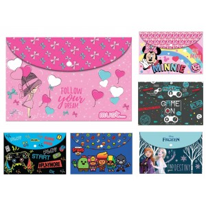 ΦΑΚΕΛΟΣ ΚΟΥΜΠΙ Α4 ΔΙΑΦ. ΣΧΕΔΙΑ