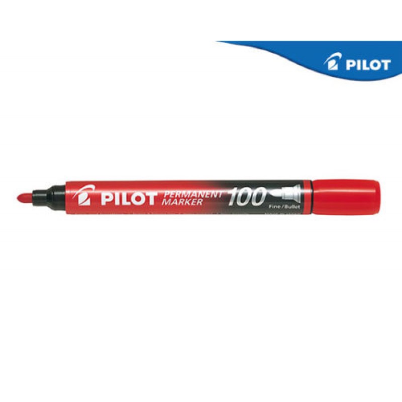 PILOT ΜΑΡΚ. ΑΝΕΞ. FINE SCA-100 ΚΟΚΚΙΝΟ