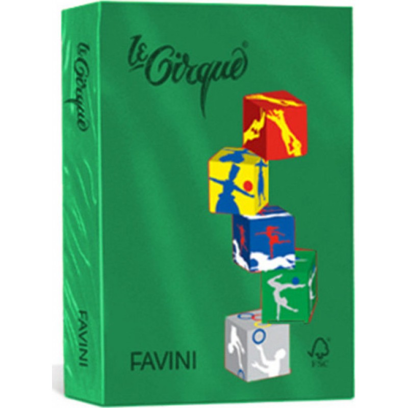 FAVINI ΧΑΡΤΙ Α4 80γρ. ΠΡΑΣΙΝΟ 500Φ.