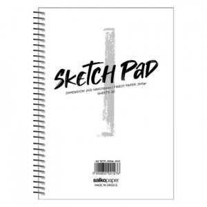 SKETCH PAD A5 14,8X21mm 200gr ΜΠΛΟΚ ΣΧΕΔΙΟΥ SKETCH PAD A5 14,8X21mm 200gr ΜΠΛΟΚ ΣΧΕΔΙΟΥ