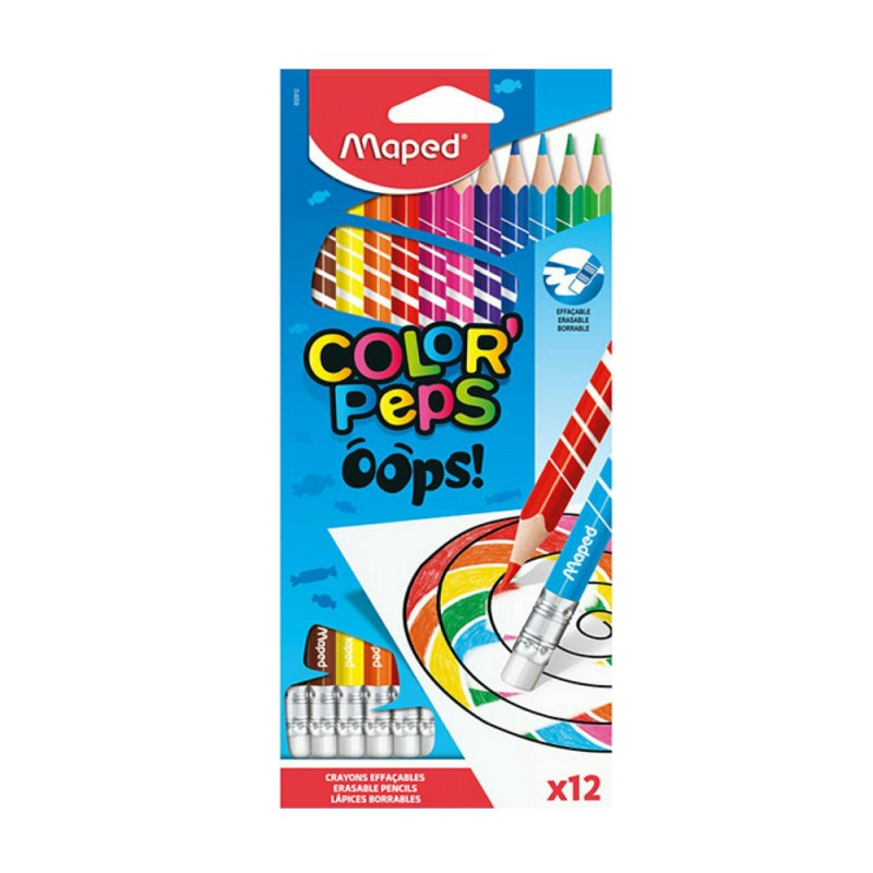 ΞΥΛΟΜΠΟΓΙΕΣ ΜΕ ΣΒΗΣΤΡΑ 12ΧΡΩΜ. MAPED COLOR'PEPS OOPS