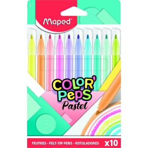 ΜΑΡΚΑΔΟΡΟΙ 10ΧΡΩΜ. PASTEL MAPED COLOR PEPS ΜΑΡΚΑΔΟΡΟΙ 10ΧΡΩΜ. PASTEL MAPED COLOR PEPS
