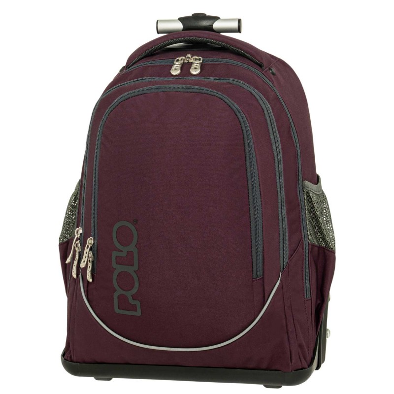 ΣΑΚΙΔΙΟ TROLLEY POLO CART ΜΠΟΡΝΤΩ-ΜΩΒ ΣΚΟΥΡΟ 901074-4800