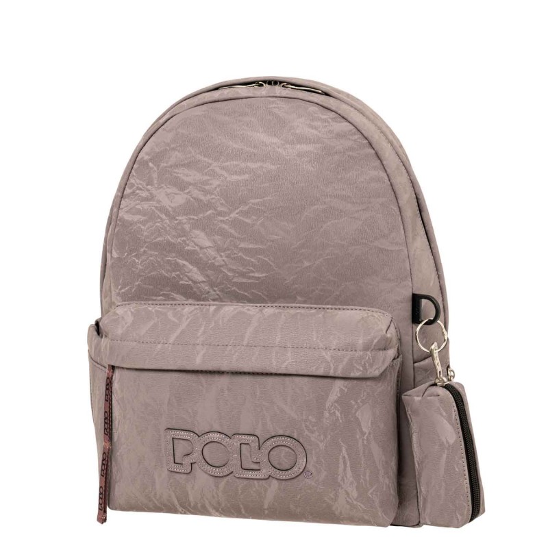ΣΑΚΙΔΙΟ POLO GECKO ΜΕ ΔΩΡΟ ΠΟΡΤΟΦΟΛΑΚΙ DUSTY GREY-BROWN PASTEL ΣΕ ΜΑΤ ΔΕΡΜΑΤΙΝΗ ΜΕ ΓΥΑΛΑΔΕΣ 902041-2700 ΣΑΚΙΔΙΟ POLO GECKO ΜΕ ΔΩΡΟ ΠΟΡΤΟΦΟΛΑΚΙ DUSTY GREY-BROWN PASTEL ΣΕ ΜΑΤ ΔΕΡΜΑΤΙΝΗ ΜΕ ΓΥΑΛΑΔΕΣ 902041-2700