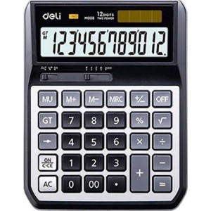 DELI ΑΡΙΘ/ΝΗ 12Ψ ΜΠΑΤ/ΗΛ. % ΡΙΖΑ ΜΕΤ. 17.3x13.46x4.12cm POWER EM00820 ΜΑΥΡΗ DELI ΑΡΙΘ/ΝΗ 12Ψ ΜΠΑΤ/ΗΛ. % ΡΙΖΑ ΜΕΤ. 17.3x13.46x4.12cm POWER EM00820 ΜΑΥΡΗ