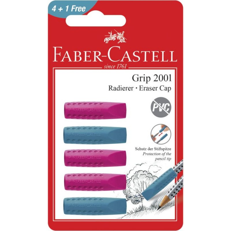 ΣΒΗΣΤΡΕΣ ΚΑΠΑΚΙΑ FABER GRIP 5 ΤΕΜ. 187002 /187174