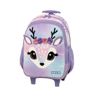 ΣΑΚΙΔΙΟ TROLLEY POLO JUNIOR BIBI ΕΛΑΦΑΚΙ 907076-8353 ΣΑΚΙΔΙΟ TROLLEY POLO JUNIOR BIBI ΕΛΑΦΑΚΙ 907076-8353